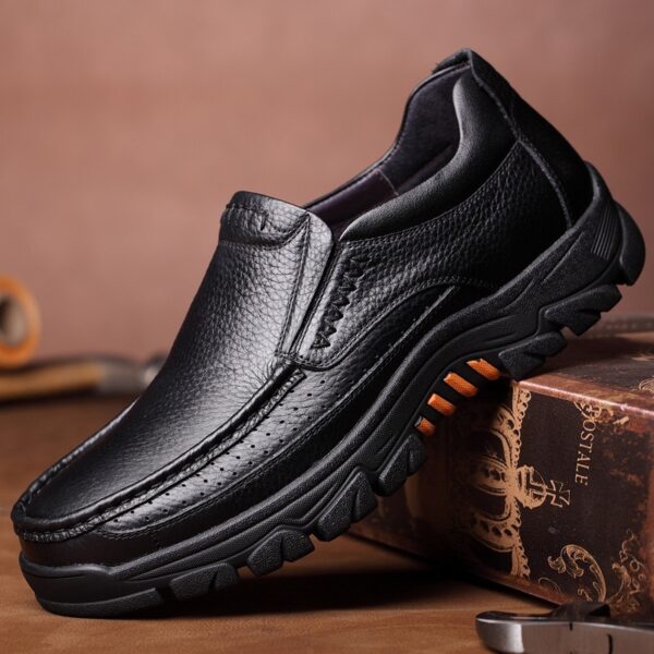 Genuine Leather Shoes Men - Image 3