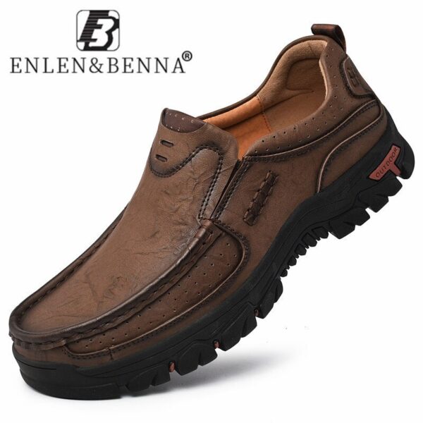 Genuine Leather Casual Shoes for Men - Image 2
