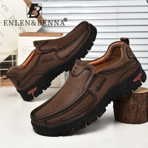 Genuine Leather Casual Shoes for Men