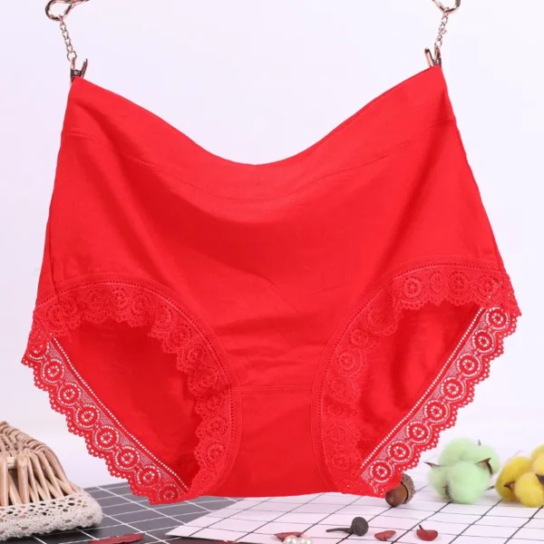 60-120kg Women Large Plus Size High Waist Underwear Belly Holding Sexy panties - Image 4