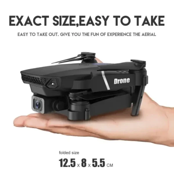 Lenovo E88 Pro Drone 4k Profesional HD 8k Rc Airplane Dual-Camera Wide-Angle - Image 4