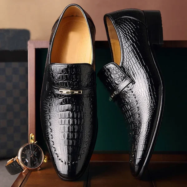 Mens PU Luxury Leather Shoes - Image 2