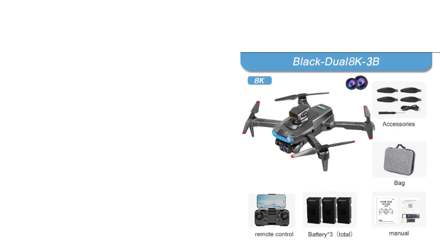 Lenovo P15 Drone Dual 8K Professional GPS WIFI FPV